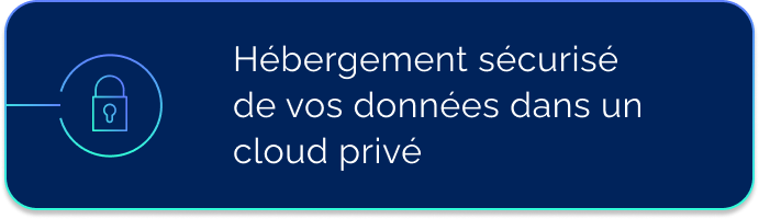 Hébergement sécurisé de vos données dans un cloud privé