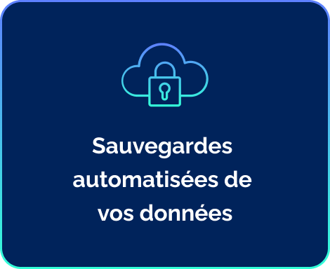 Sauvegardes automatisées de vos données