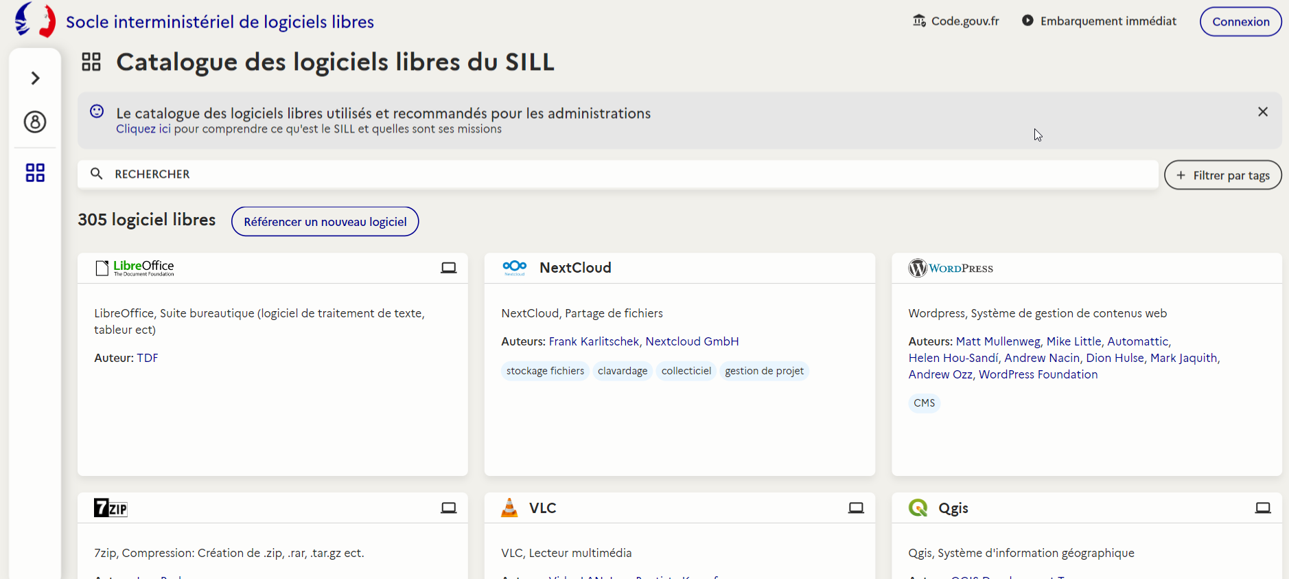 LOGICIELS Socle interministériel de logiciels libres » REMAKE